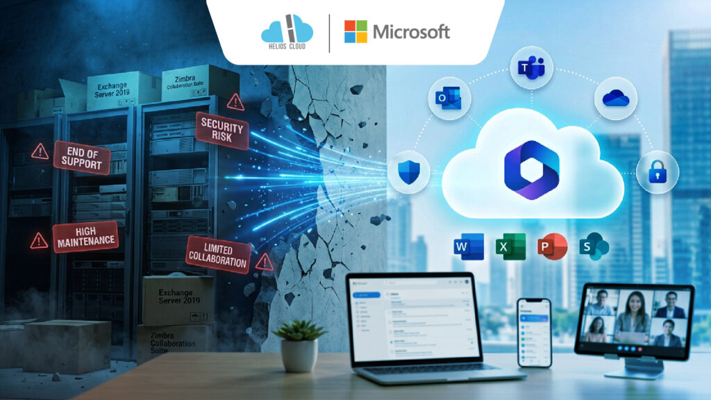 Migrasi Exchange Server 2019 dan Zimbra ke Microsoft 365